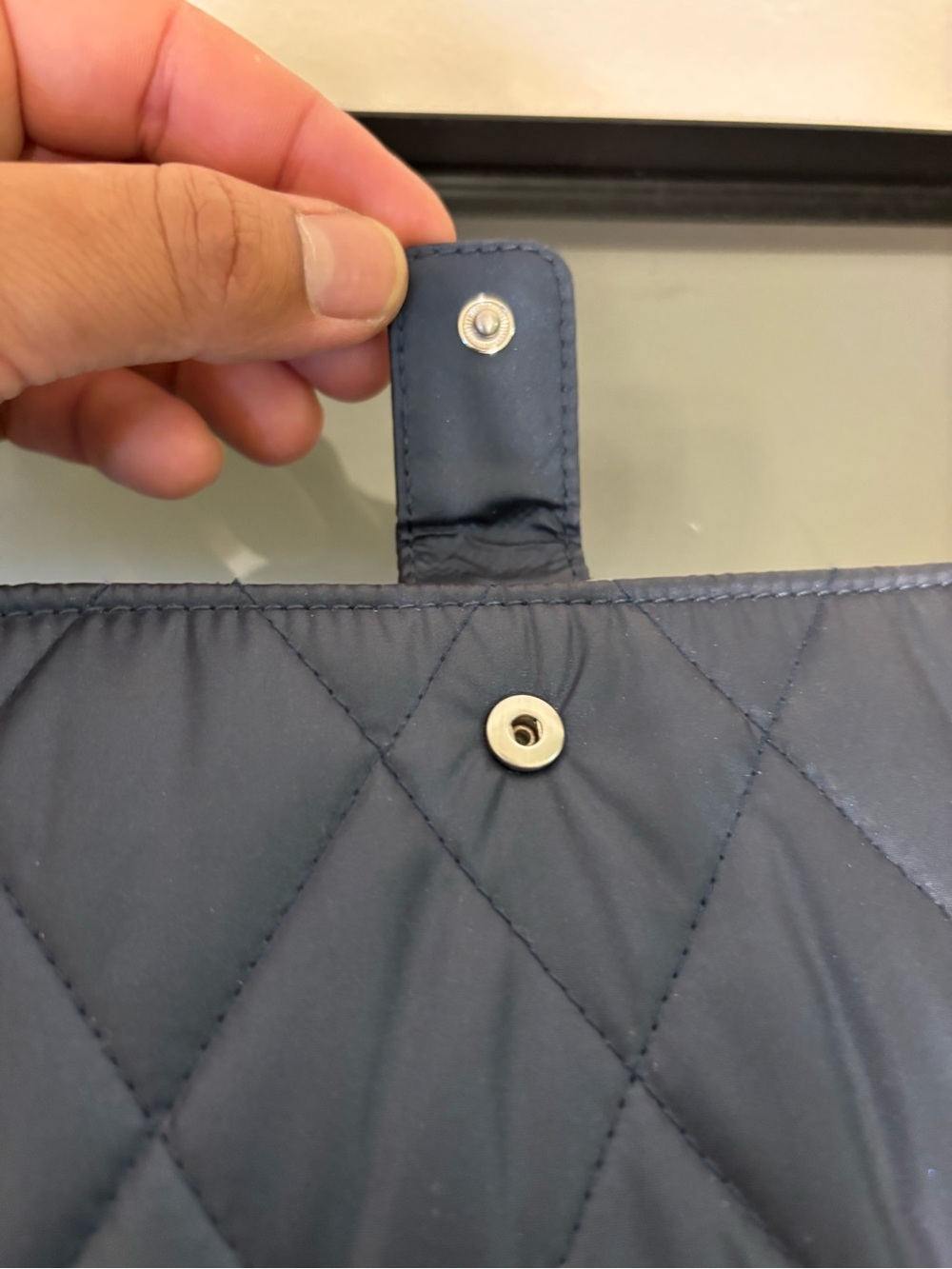 Vera Bradley Quilted Wristlet in Slate Blue - Picture 3 of 8